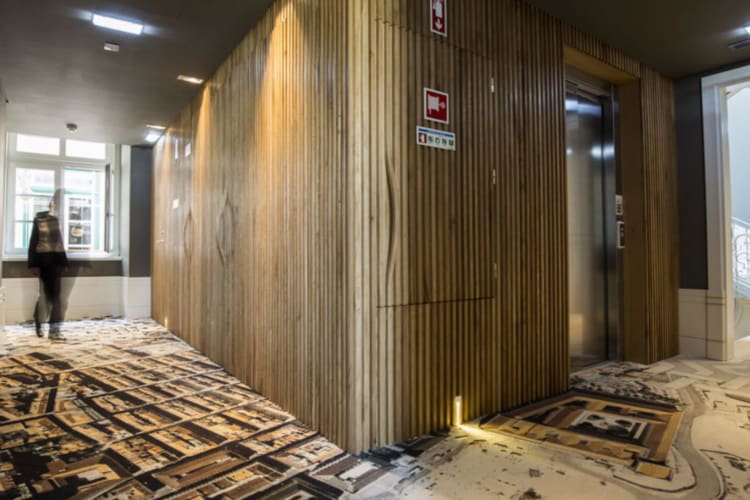 Interior corridor